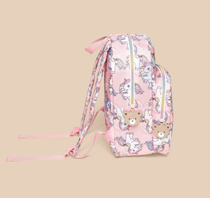 HUXBABY Rainbow Unicorn Backpack