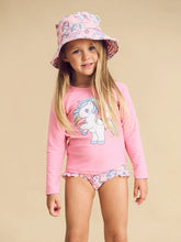 Load image into Gallery viewer, HUXBABY Rainbow Unicorn Swim Hat