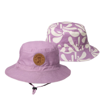 Load image into Gallery viewer, CRYWOLF Reversible Bucket Hat - Lilac Palms