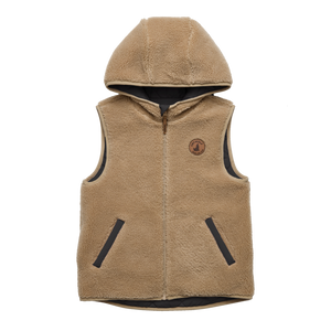 CRYWOLF Reversible Yeti Vest - Black/Camel