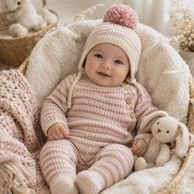 Load image into Gallery viewer, wilson + frenchy Organic Knitted 3PC Set | Rhubarb &amp; Cream