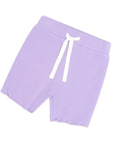 Load image into Gallery viewer, HUX | Purple Rib Bike Short