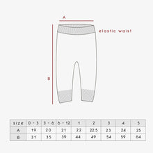 Load image into Gallery viewer, Organic Cotton Rib Knit Leggings | Tomato
