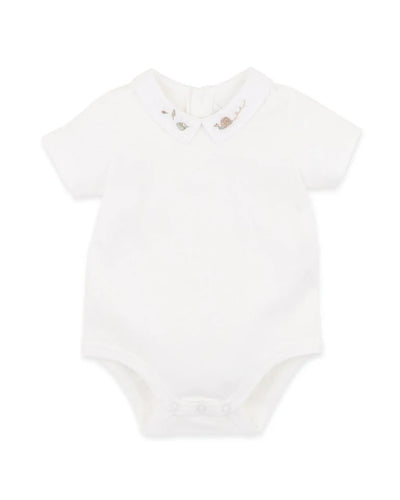 Bébé Roman Emb. Collared Bodysuit