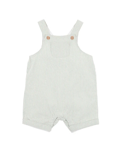Bébé Roman Green Stripe Overalls