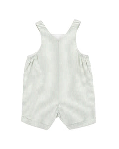 Bébé Roman Green Stripe Overalls
