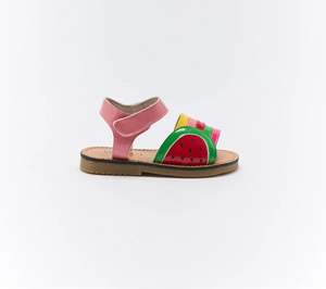 Walnut Rosa Sandal | Watermelon