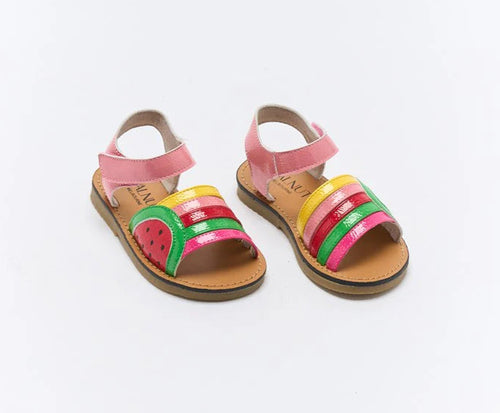 Walnut Rosa Sandal | Watermelon