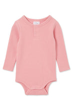 Load image into Gallery viewer, Milky Rose Rib Bubbysuit + Pant Set