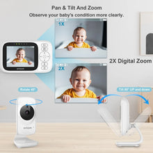 Load image into Gallery viewer, Oricom SC340 3.2" Video Baby Monitor - www.bebebits.com.au