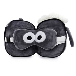 Relaxeazzz SHAUN THE SHEEP Travel Pillow & Eye Mask Set