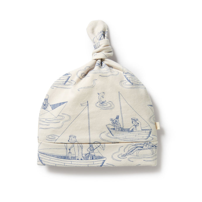 wilson + frenchy Sail Away Organic Knot Hat