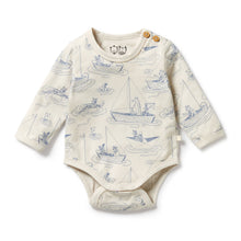 Load image into Gallery viewer, wilson + frenchy Sail Away Organic Bodysuit