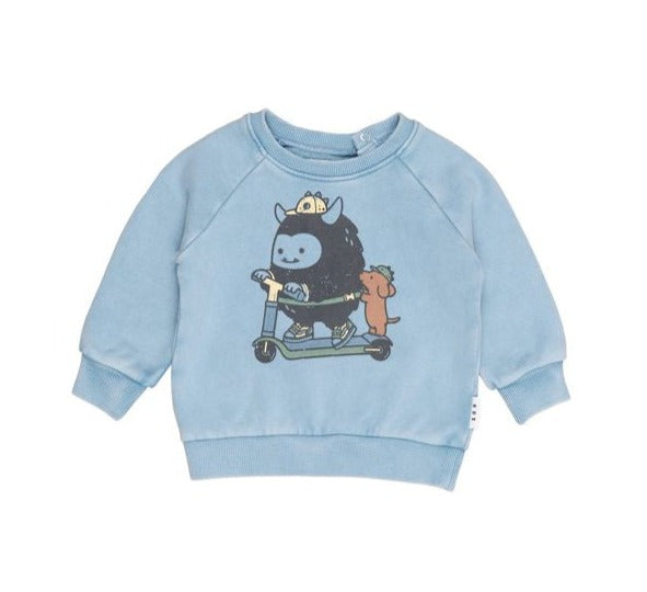 Huxbaby Scooter Monster Sweatshirt