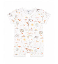 Load image into Gallery viewer, Bébé Scout Organic SS Zip Romper