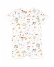 Load image into Gallery viewer, Bébé Scout Organic SS Zip Romper