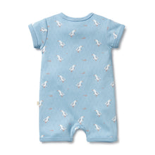 Load image into Gallery viewer, wilson + frenchy Organic Boyleg Zipsuit | Sunny Seagulls