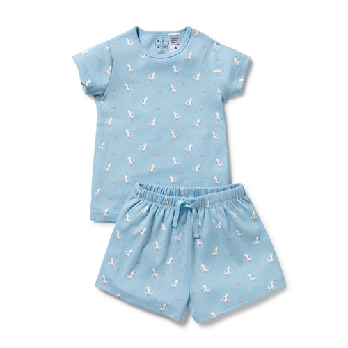 wilson + frenchy Short Sleeved Pyjamas | Sunny Seagulls