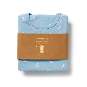 wilson + frenchy Short Sleeved Pyjamas | Sunny Seagulls