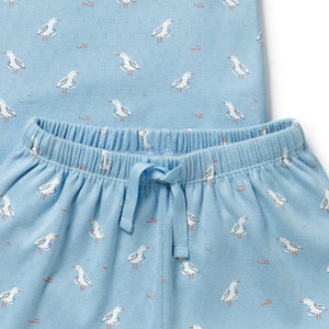 wilson + frenchy Short Sleeved Pyjamas | Sunny Seagulls