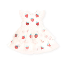 Load image into Gallery viewer, HUX | Sequin Strawberry Tulle Dress