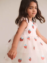 Load image into Gallery viewer, HUX | Sequin Strawberry Tulle Dress