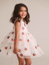 Load image into Gallery viewer, HUX | Sequin Strawberry Tulle Dress