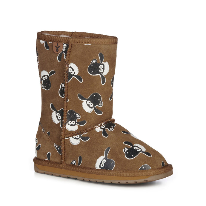 EMU Australia Shaun The Sheep Print Boots - LIMITED EDITION