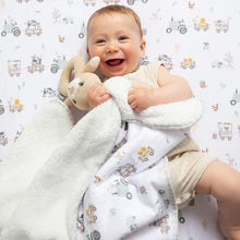 Load image into Gallery viewer, Sherpa Pram Blanket | Tractor Ride