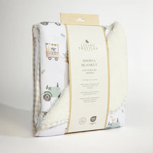 Load image into Gallery viewer, Sherpa Pram Blanket | Tractor Ride