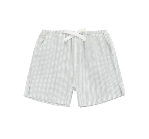 JAMIE KAY Organic Cotton Silas Short | Variegated Stripe Shoreline