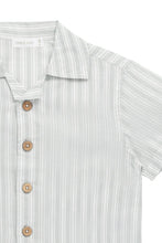 Load image into Gallery viewer, JAMIE KAY Organic Cotton Silas Shirt | Variegated Stripe Shoreline