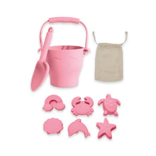 Load image into Gallery viewer, Playground 8PC Silicone Bucket Set - Light Pink