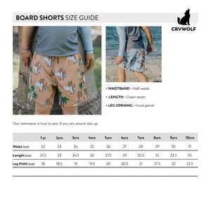 CRYWOLF Board Shorts - Jade