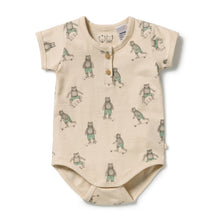 Load image into Gallery viewer, wilson + frenchy Organic Henley Bodysuit | Skater Club