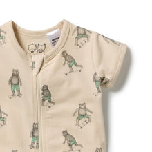 Load image into Gallery viewer, wilson + frenchy Organic Boyleg Zipsuit | Skater Club