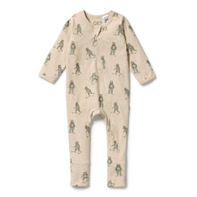 Load image into Gallery viewer, wilson + frenchy Organic Zipsuit With Feet | Skater Club