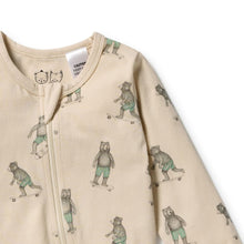 Load image into Gallery viewer, wilson + frenchy Organic Zipsuit With Feet | Skater Club