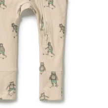 Load image into Gallery viewer, wilson + frenchy Organic Zipsuit With Feet | Skater Club