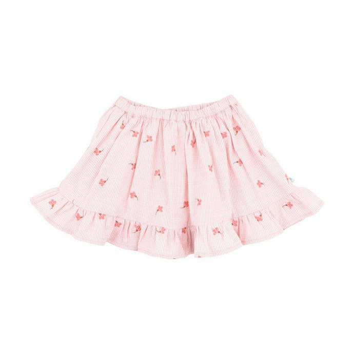 fox & finch Songbird Embroidered Skirt With Inbuilt Shorts