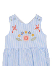 Load image into Gallery viewer, fox &amp; finch Songbird Stripe Embroidered Cross Back Bodysuit
