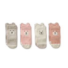 Load image into Gallery viewer, wilson + frenchy Girls Organic 4 Pack Baby Socks