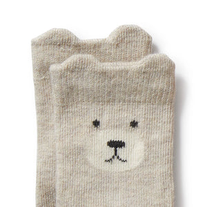 wilson + frenchy Girls Organic 4 Pack Baby Socks