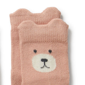 wilson + frenchy Girls Organic 4 Pack Baby Socks