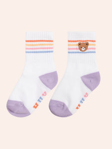 HUXBABY Sporty Socks 3 pack Sweatheart