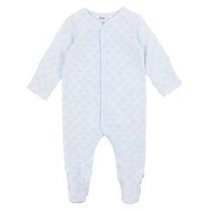 Bébé Blue Spot Layette Romper