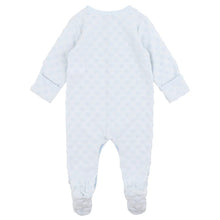 Load image into Gallery viewer, Bébé Blue Spot Layette Romper