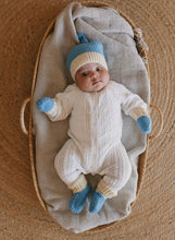 Load image into Gallery viewer, Springbud 100% Merino Booties | Blue
