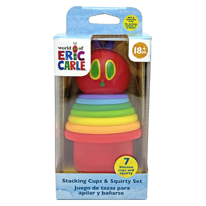 The Very Hungry Caterpillar - Bath Stacking Cups & Squirty Set