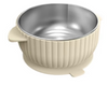 Cuddle Bug & Co Silicone Stainless Steel Bowl | Almond